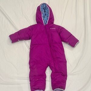 Columbia Purple Toddler Snuggly Bunny Bunting